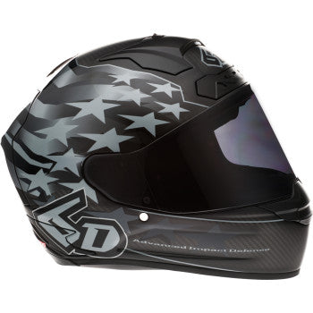 6D Full Carbon Fiber ATS-1R Patriot Black Helmet