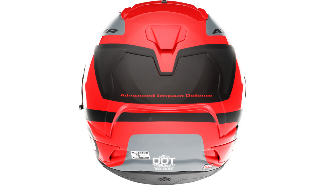 6D Full Carbon Fiber ATS-1R Wyman Red Helmet