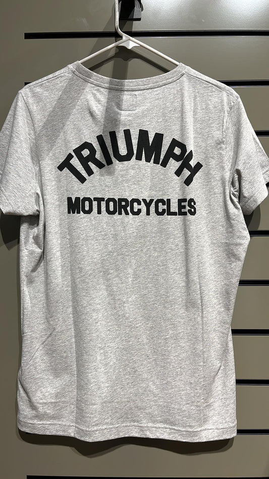 Triumph Motorcycle Women's Sydney Grey Marl Tee